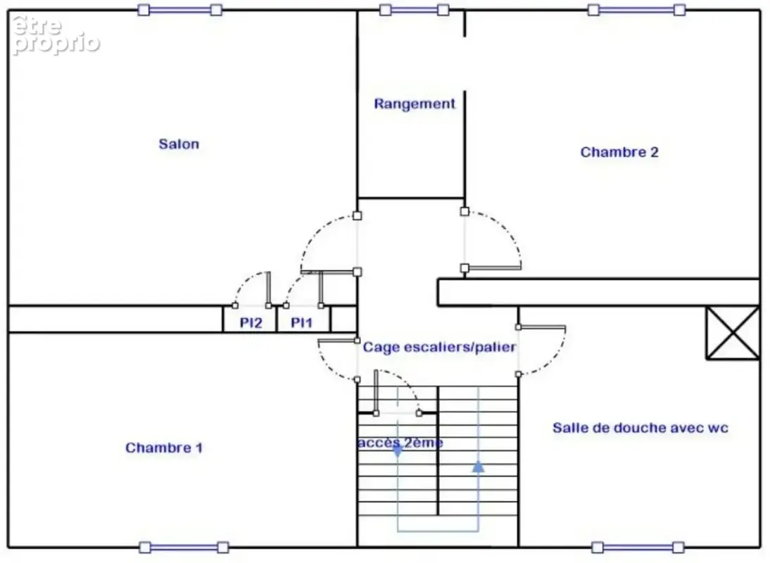 Authenticité et espace : grande maison mitoyenne en pierre avec 5 chambres à vendre à CHINDRIEUX avec garage et terrain proche d - photo 26
