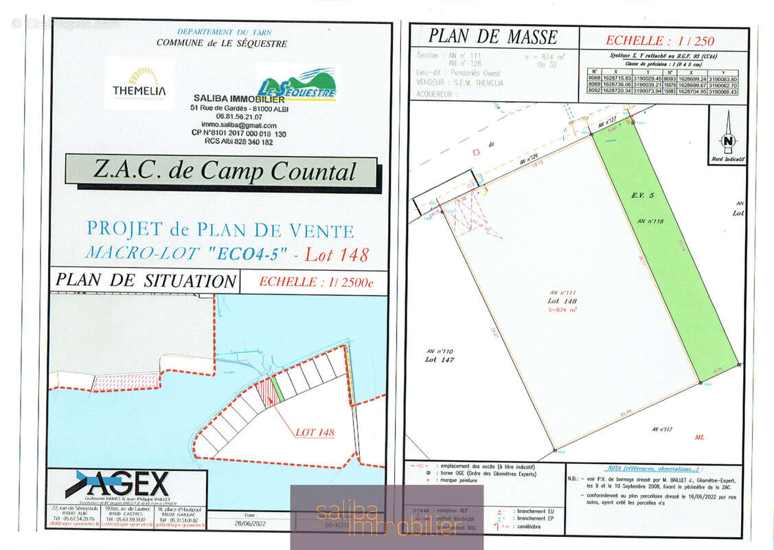 Terrain à LE SEQUESTRE
