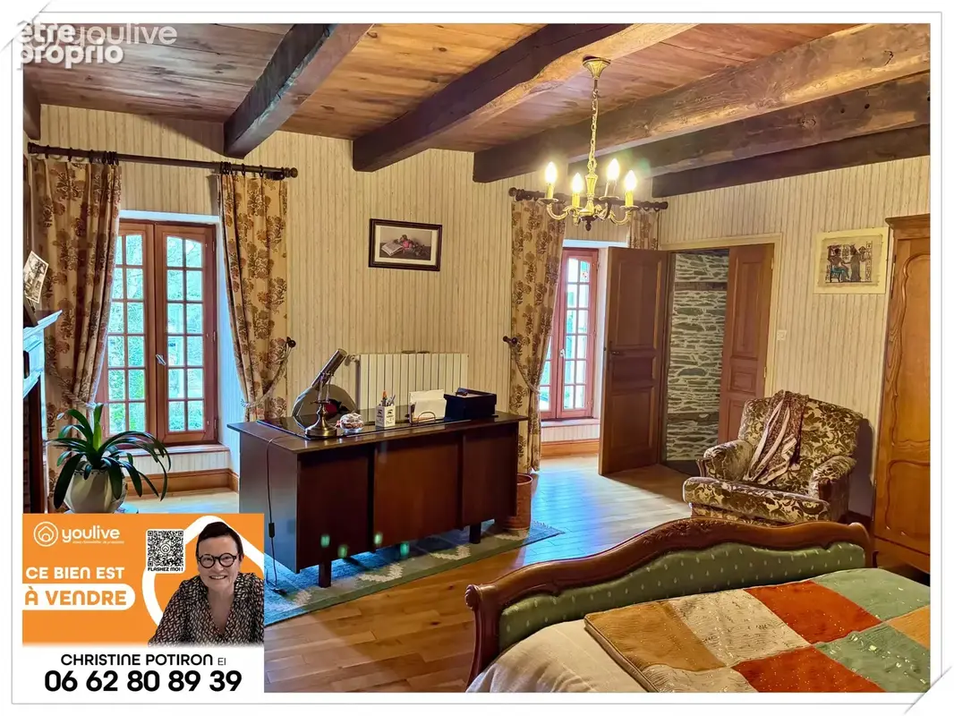 ? À Trévé, 22600 une maison de 223 m2 héritée du XVIIᵉ siècle - photo 11