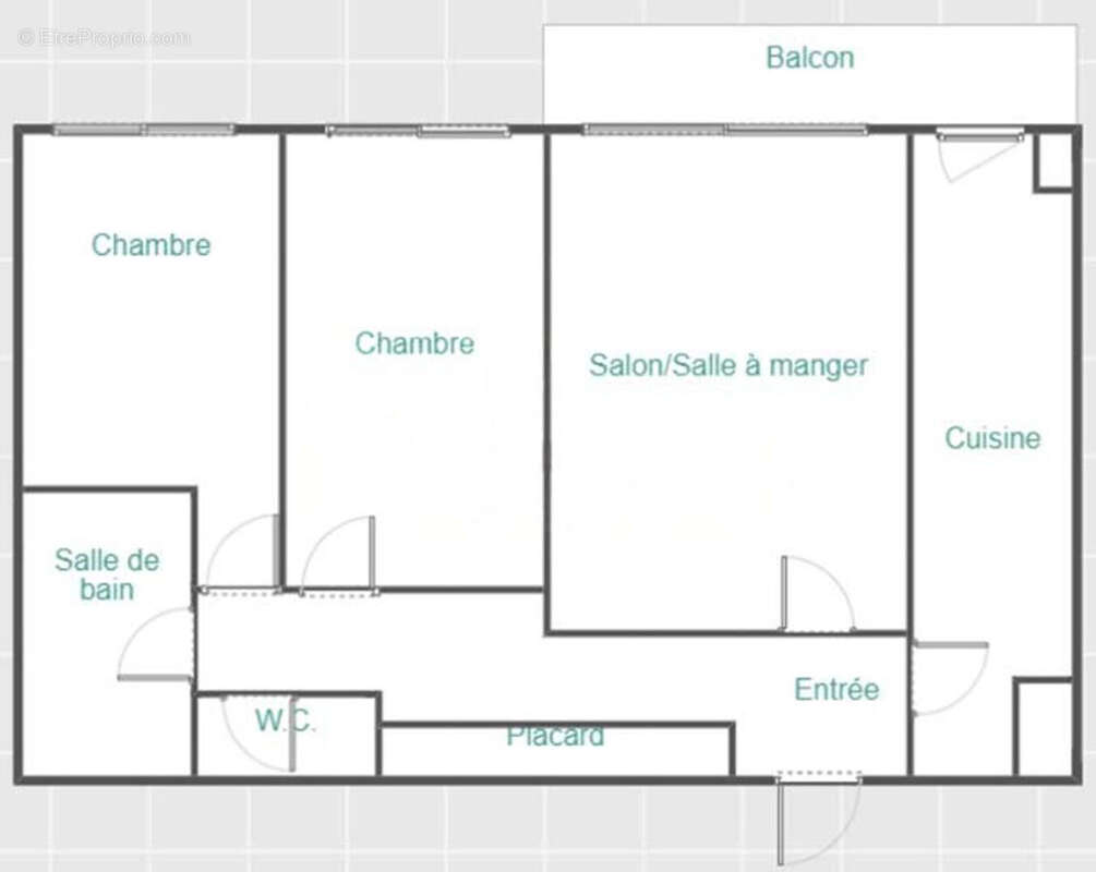 Appartement à PARIS-19E