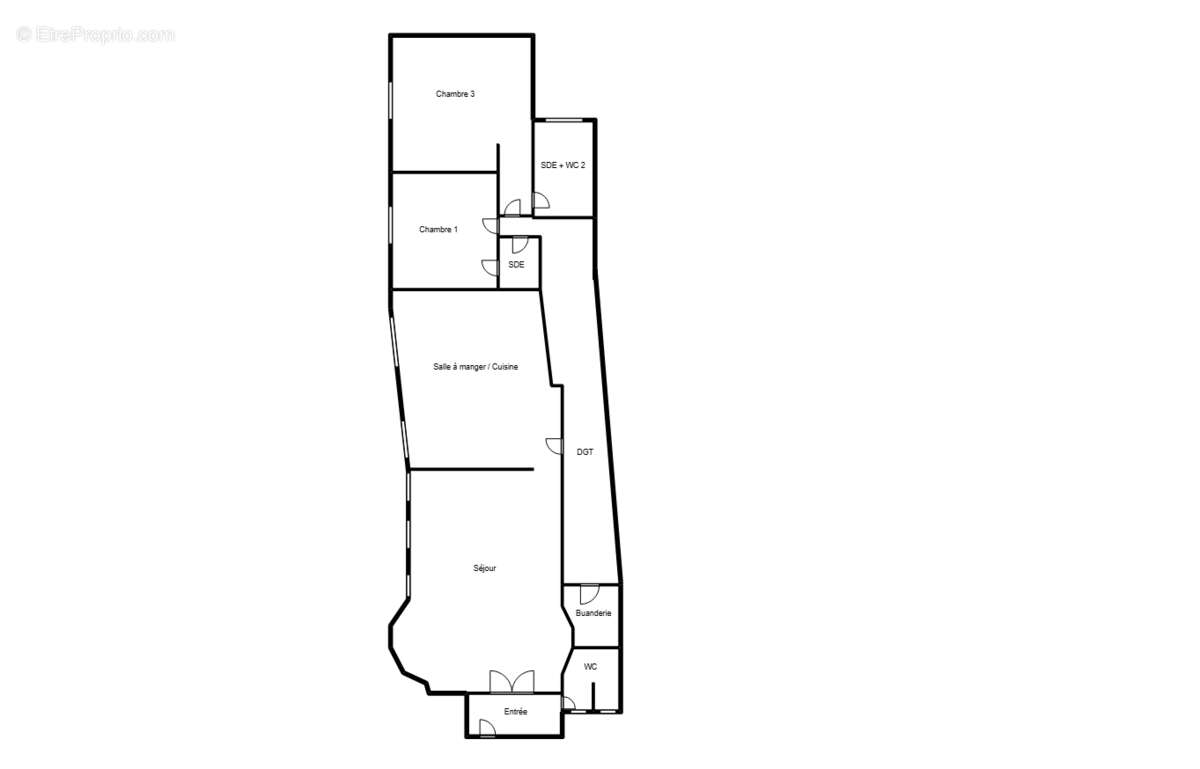 Appartement à PARIS-16E