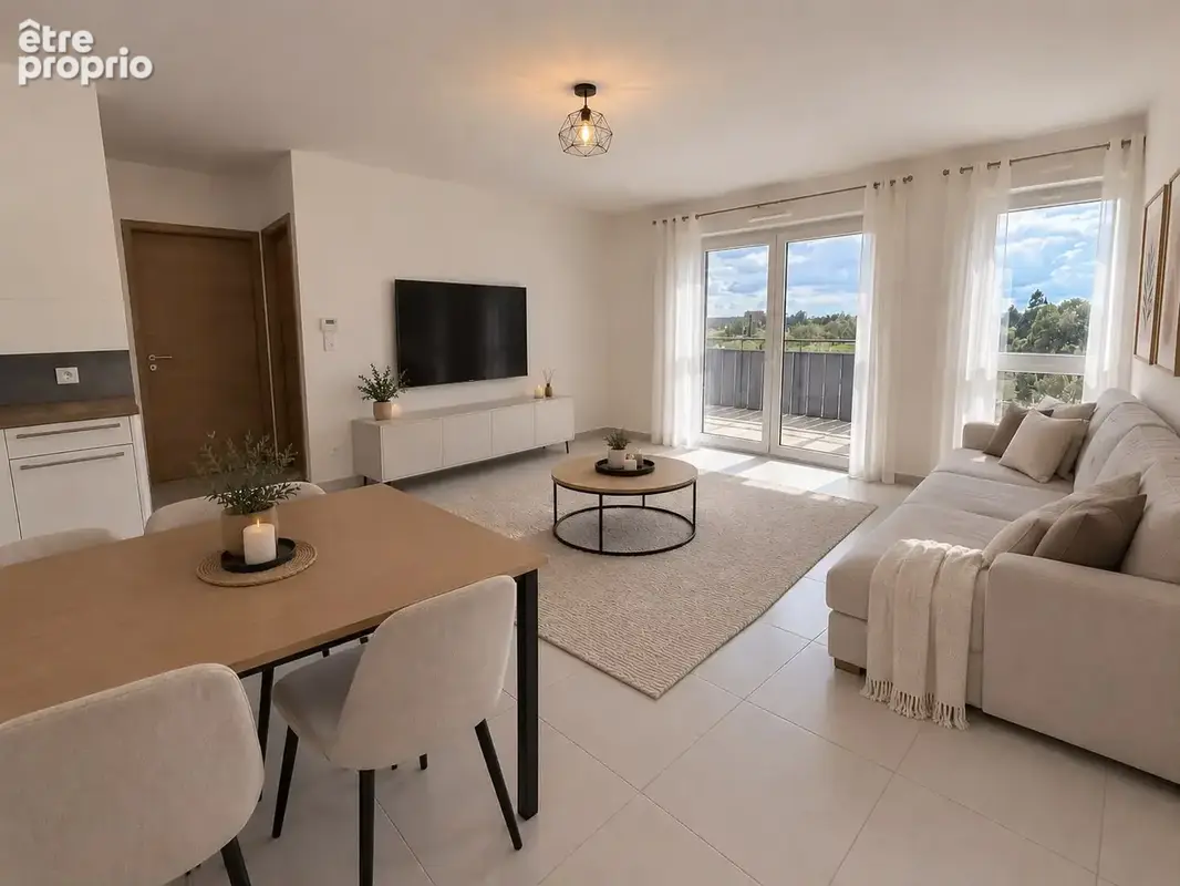 THIONVILLE - Appartement F3 terrasse - grand garage & parking extérieur privé -- 279 000,- € - photo 17