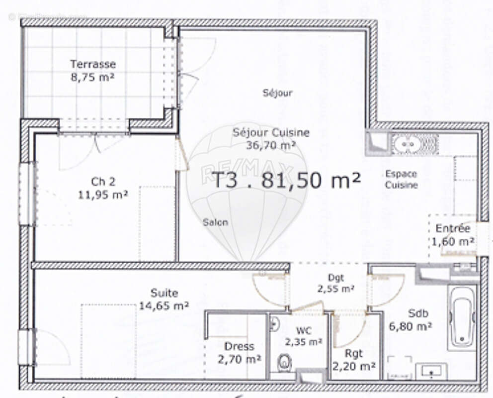 Appartement à AMNEVILLE