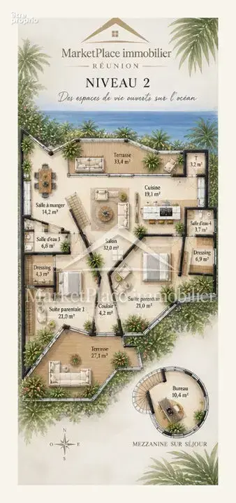 Maison 6 pièces 250 m² à vendre à Saint-Paul (97434) - photo 4
