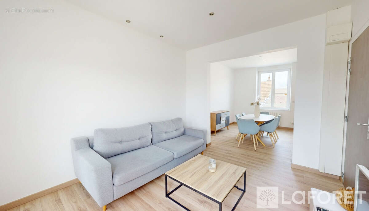 Reims - secteur émile zola - duplex 48 m² avec terrasse - photo 2
