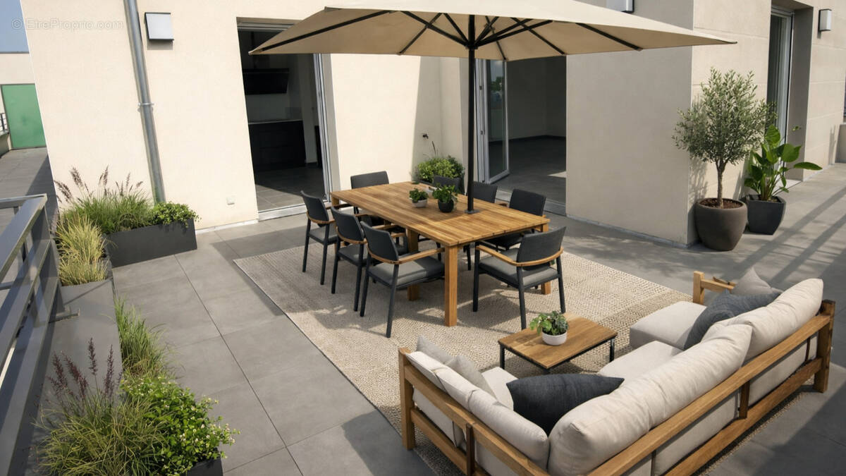 Appartement Terrasse dernier étage Cormontreuil - photo 2