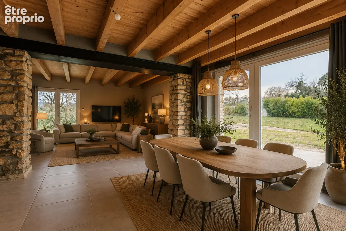 Mas en pierre avec salle de réception 240 m² . Gîtes .Mariages . Entre Uzès et Orange - photo 11