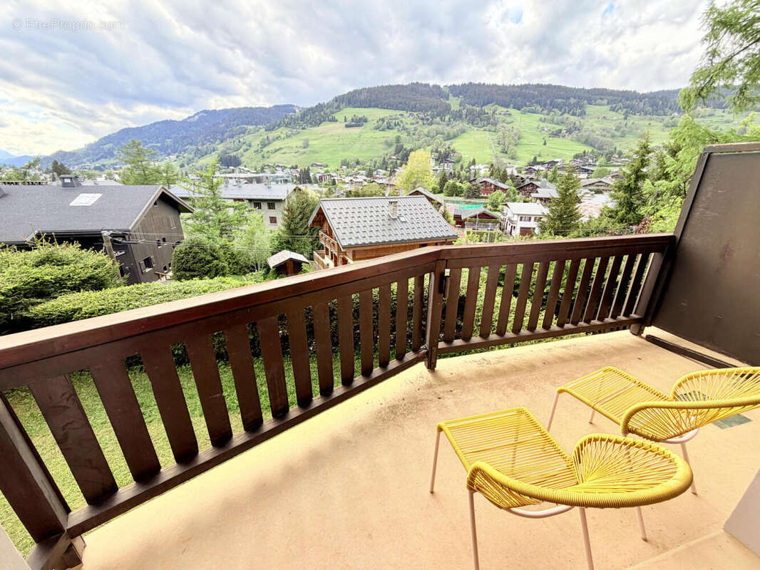vue balcon (6) - Appartement à MEGEVE
