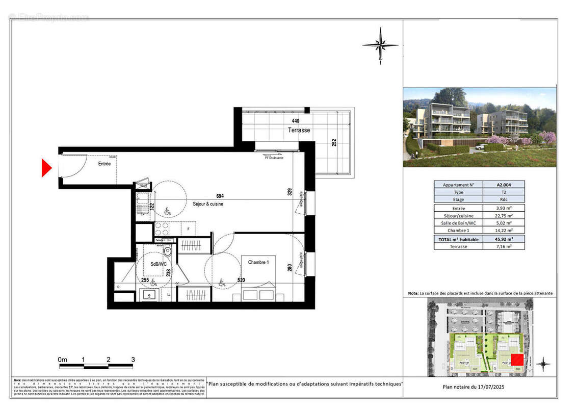 Appartement à EVIAN-LES-BAINS