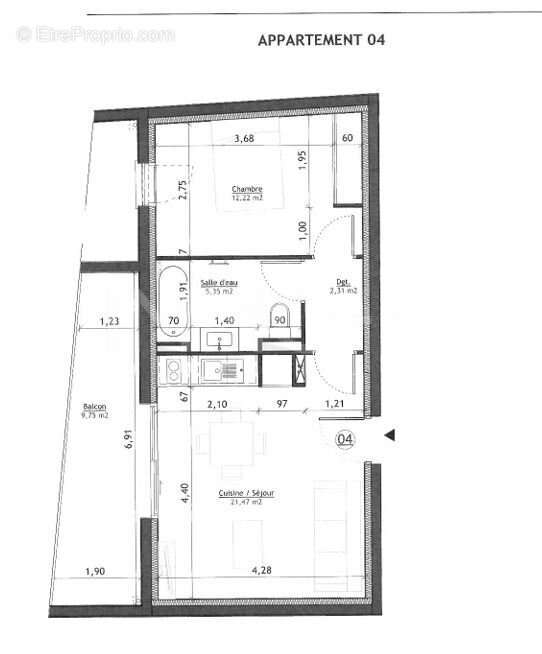 Appartement à TOULOUSE