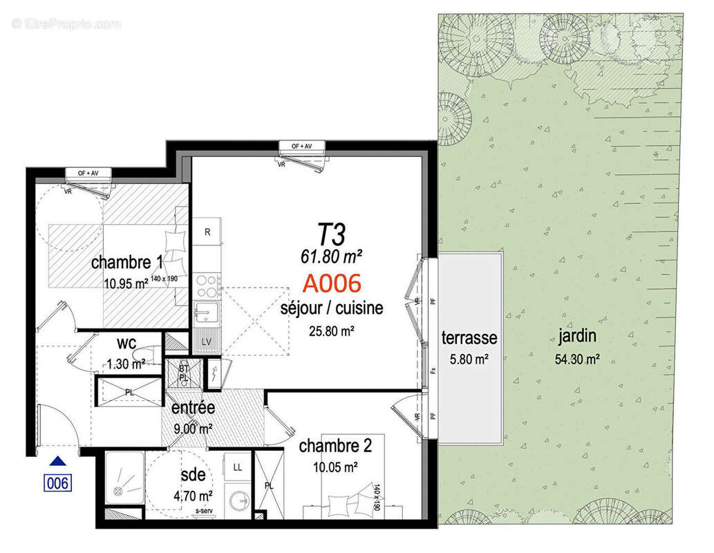 Appartement à PLENEUF-VAL-ANDRE