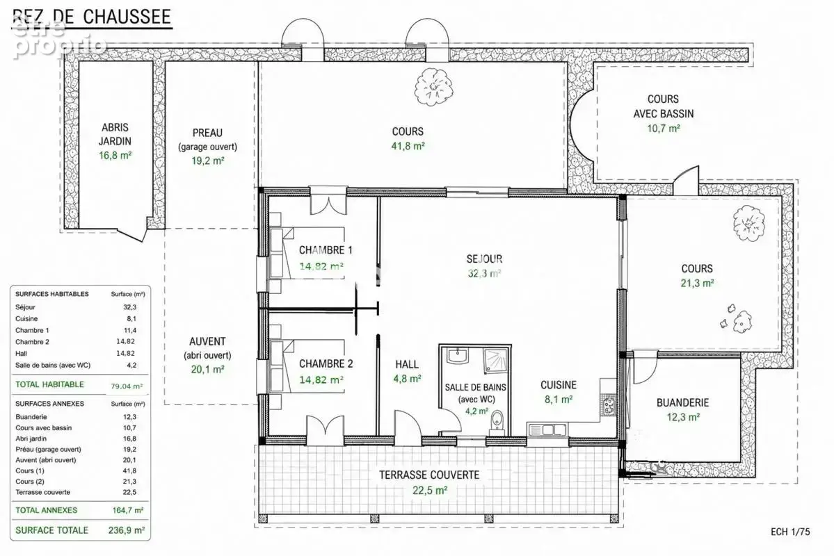 Maison 3 pièces 82 m² à vendre à Casseneuil (47440) - photo 17