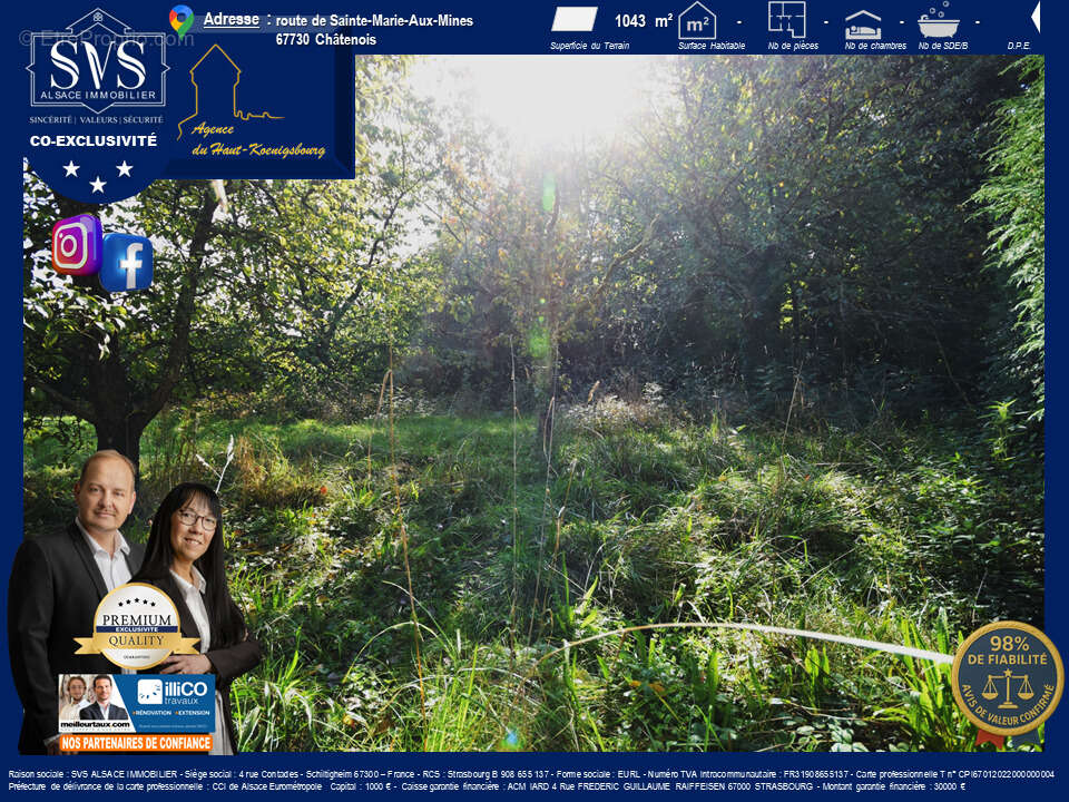 Terrain à CHATENOIS