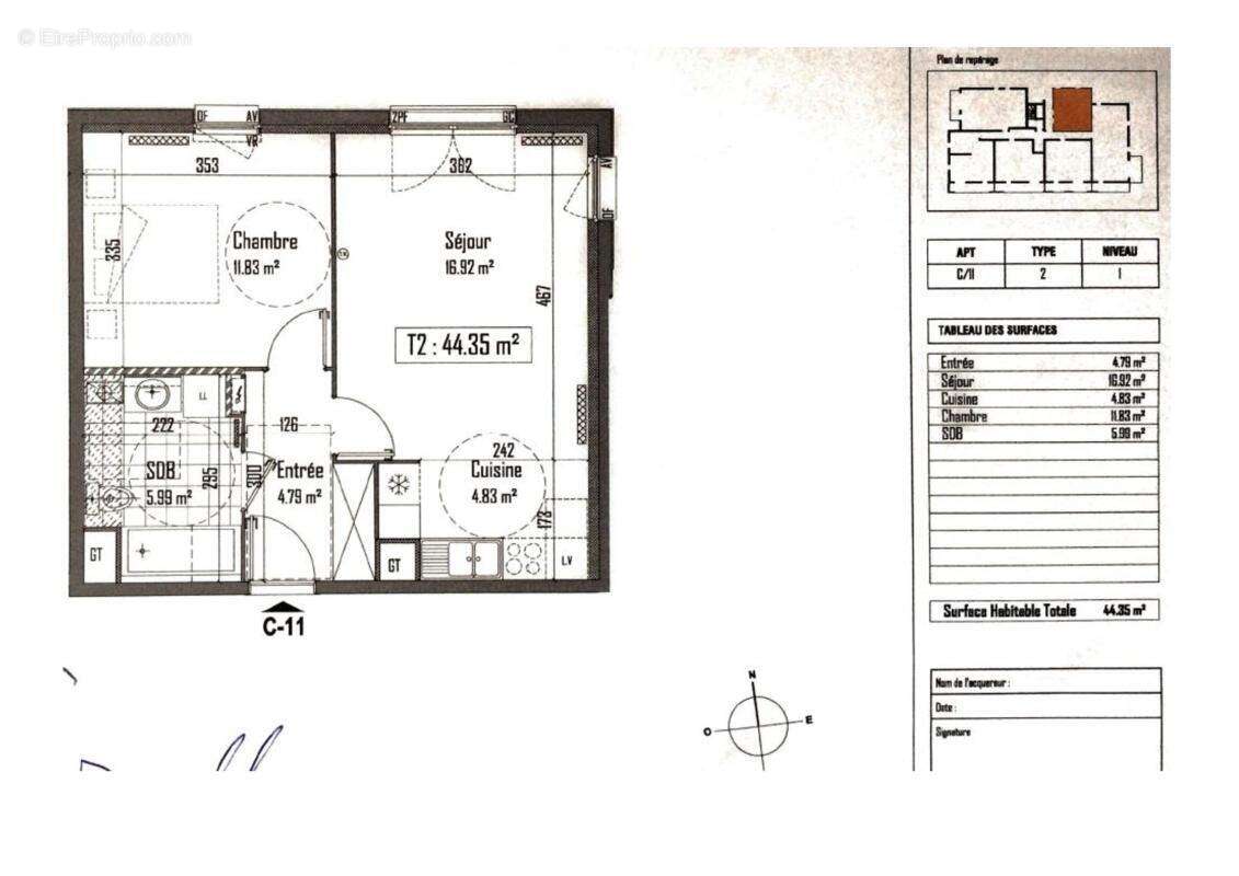 Appartement à LOOS