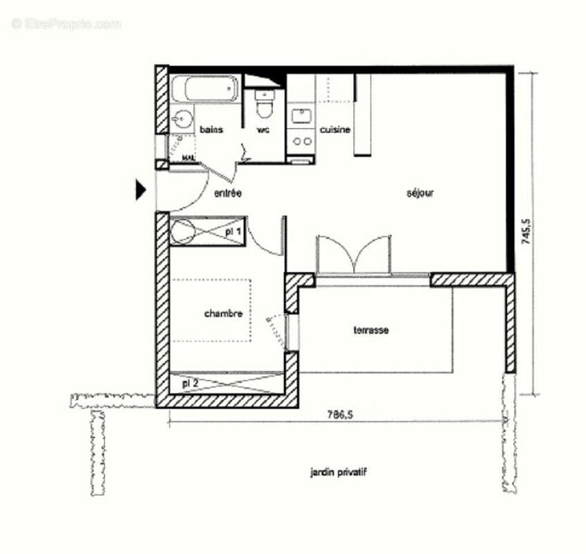 Appartement à SAINT-ANDRE-DE-CUBZAC