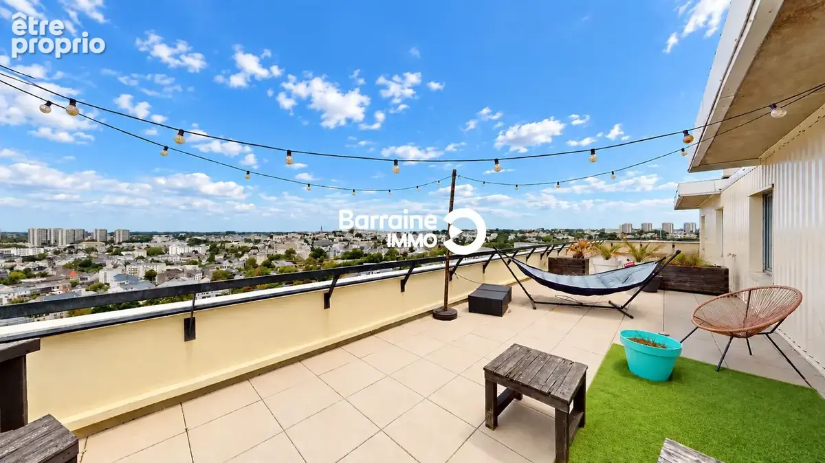 A vendre brest kerinou appartement t2 40m2 dernier etage - terrasse 49m² - photo 13