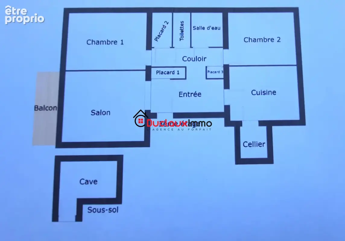 Appartement traversant deux chambres avec BALCON - PARKING & CAVE - photo 12