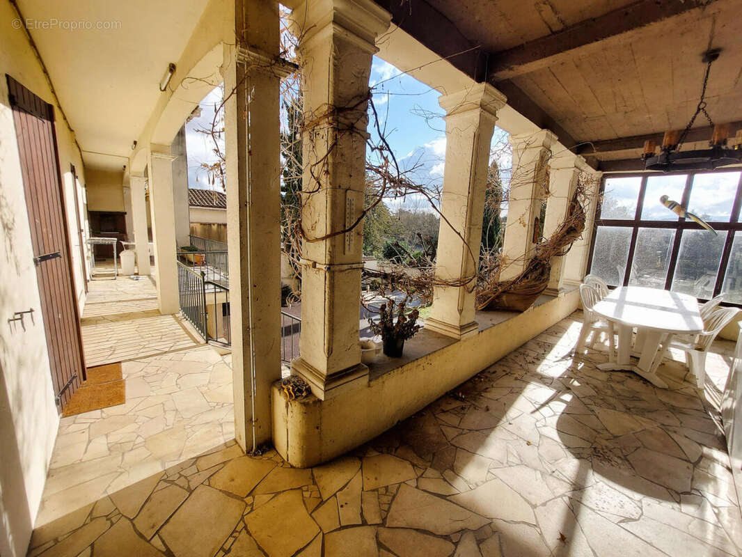 terrasse - Maison à SAINT-MARTORY