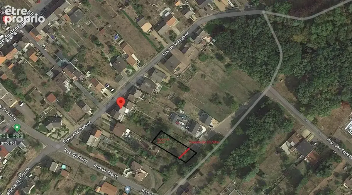 Terrain constructible à L'Hôpital. - photo 2