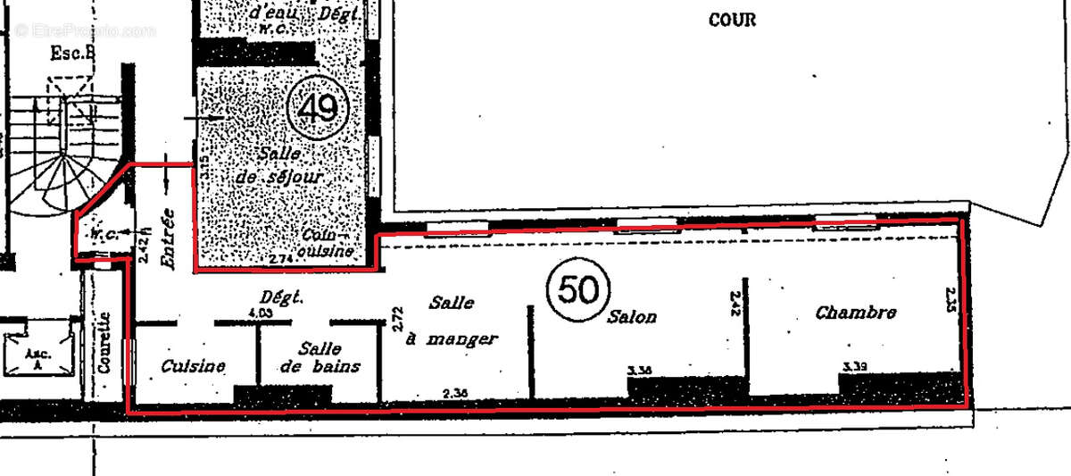 Appartement Paris 2 pièce(s) 33.33 m2 - photo 10