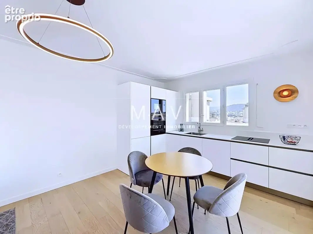 Nice/parc impérial appartement 4 pièces rénové dernier étage terrasses vue mer dégagée - photo 6