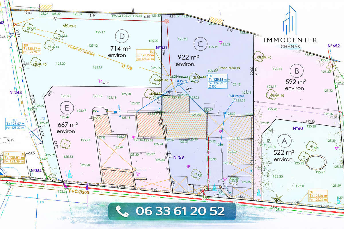 Terrain à SERVES-SUR-RHONE