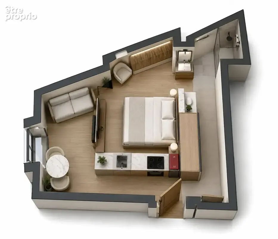 Nice (06300) / route de turin - appartement à renover - usage mixte (commercial et habitation) 27m2 - photo 4