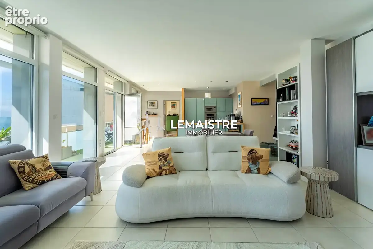 SAINT-VINCENT  PLAGE  Appartement 97 m²  Belle Vue mer  Terrasse 16 m  Stationnement couvert - photo 4