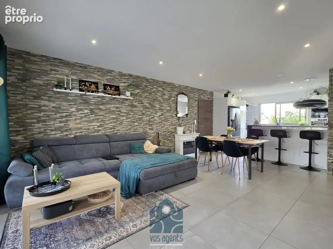 Maison de plain pied 5 pièces avec garage, jardin, terrasse et pergola - photo 4