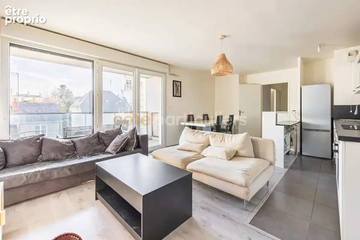 Nantes -- tortiere -- appartement 3 pièces -- 63 m² -- ascenceur -- place de stationnement -- cave - photo 1