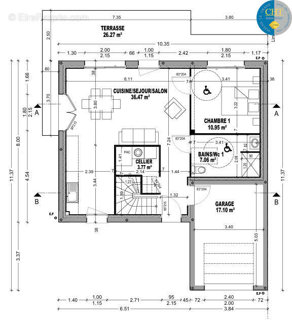 Investissement locatif : maison neuve rt 2020 avec locataire en place   frais réduits - photo 18