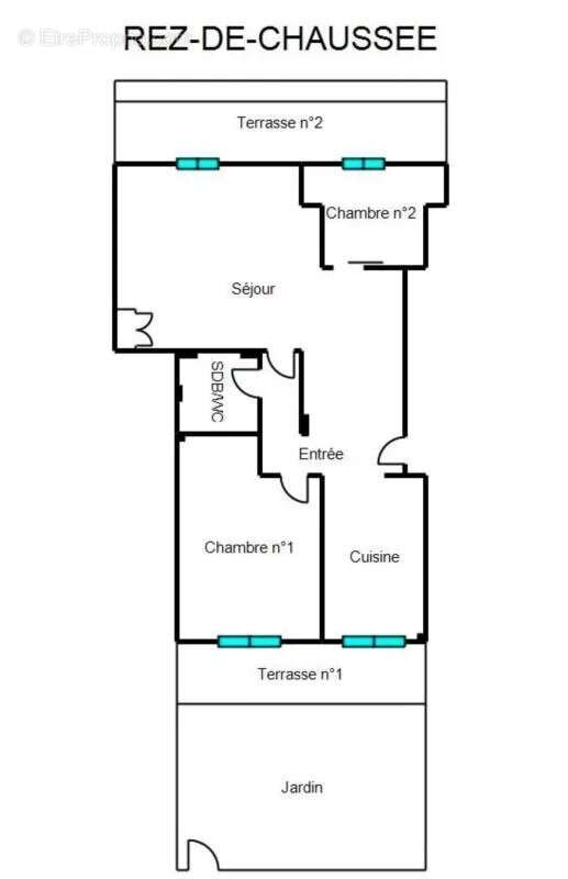 Mandelieu la napoule, quartier capitou : 3 pieces traversant de 61,24 m2, avec terrasse et jardin. parking en option - photo 16