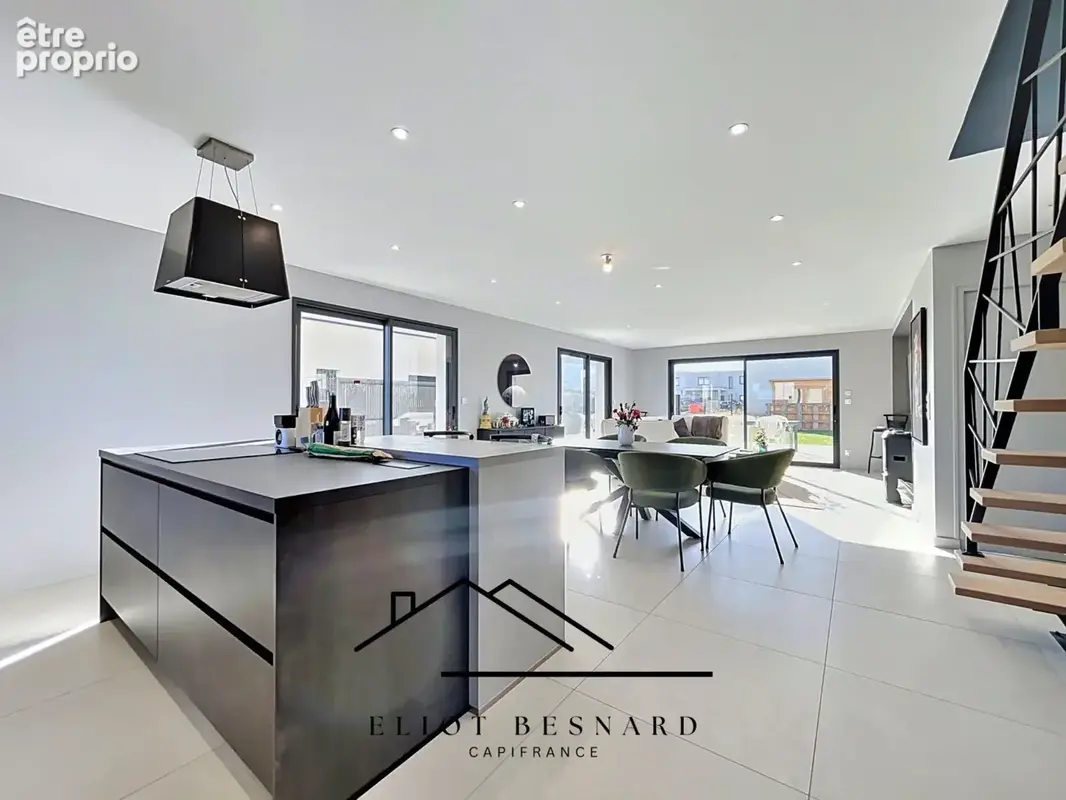 Maison contemporaine de 2024 – vie de plain-pied – 3 chambres – garage – giberville - photo 4