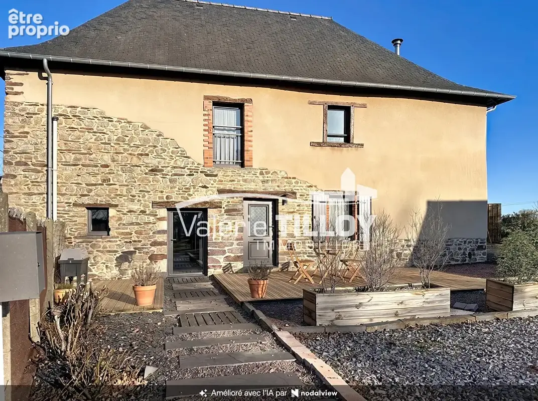 Longère en pierre 4 chambres sur grand terrain au calme - photo 2