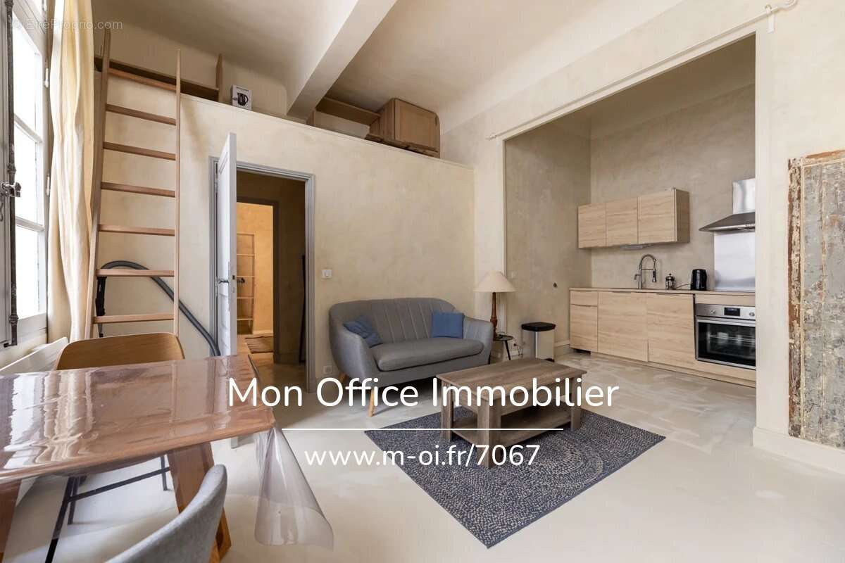 Référence : 7067-ETH. - Exclusivité - Appartement - T2 - 40m2 - Calme - Quartier Precheurs - Aix-en-Provence - 13100 - photo 2