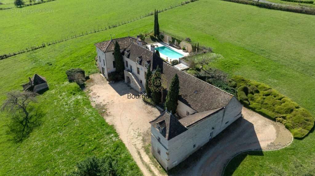 Tournus propriete du xviiie 255 m² -pisicine -parc- dependances- vue panoramique - photo 2