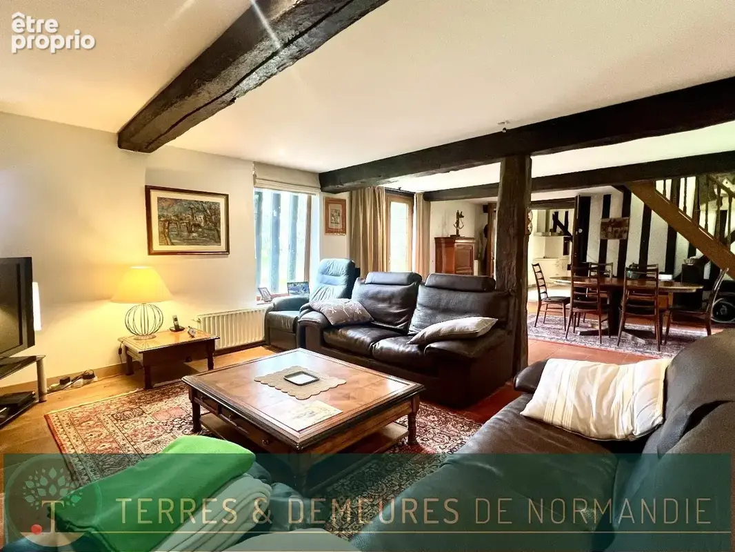 Charmante maison normande avec studio indépendant  5 446 m² de terrain proche du village de Cormeilles (27260) - photo 6