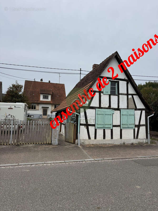 2 maisons beau terrain - Maison à SOULTZ-SOUS-FORETS