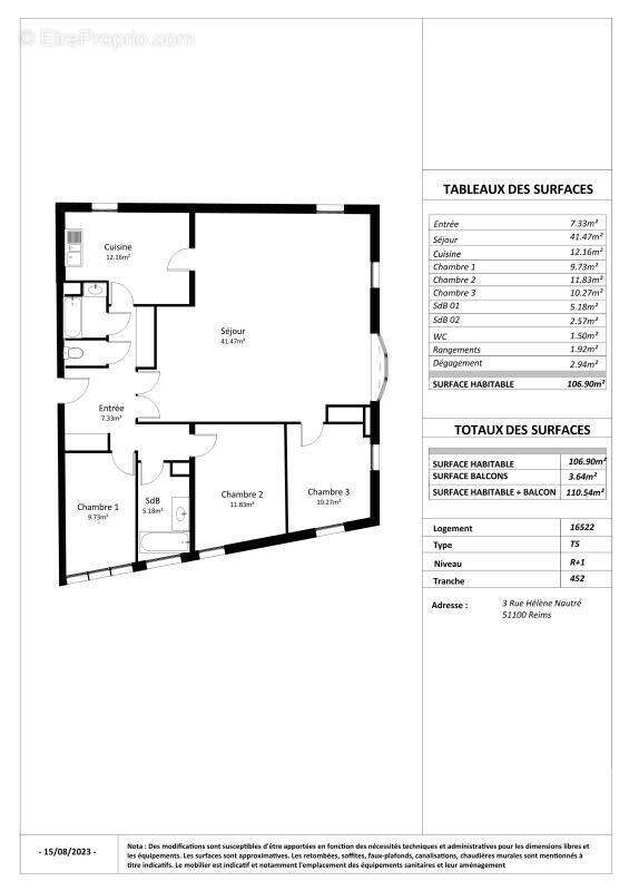 Appartement à REIMS
