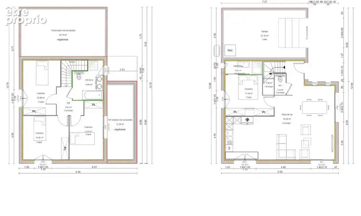 Terrain nu, PC accepté, 100 m², 4 chambres - photo 3