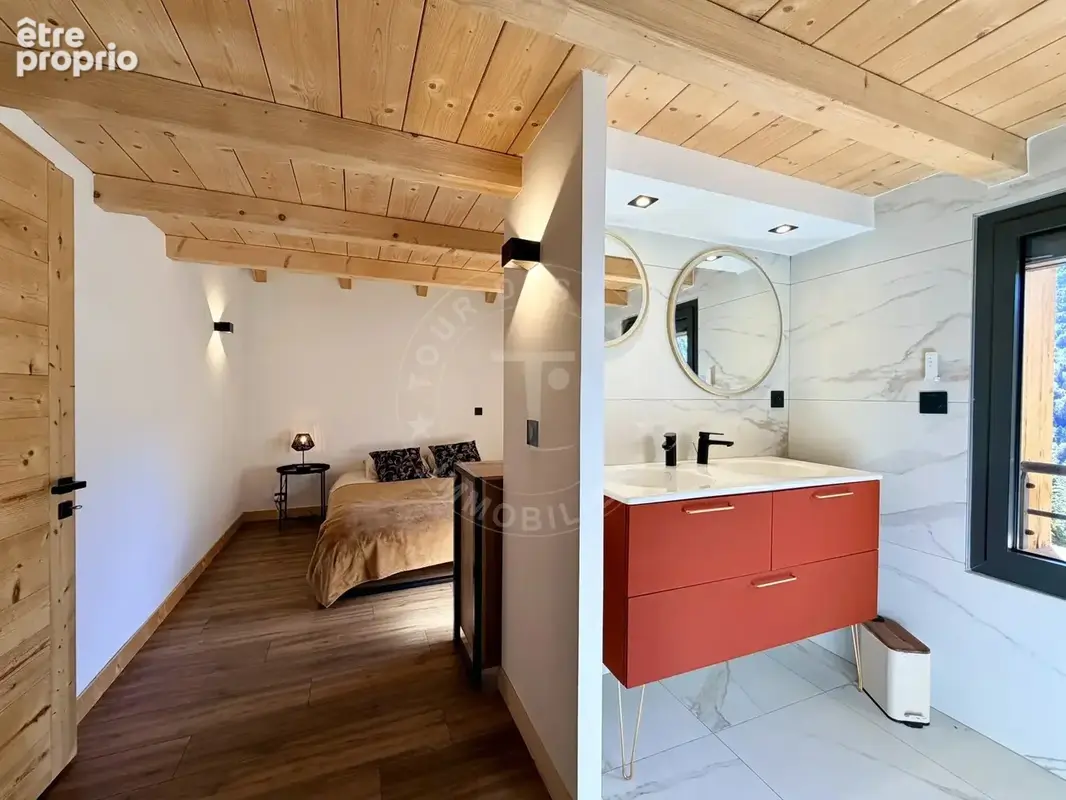 Manigod village – superbe chalet de 3 chambres rénové avec vue panoramique sur les montagnes - photo 11