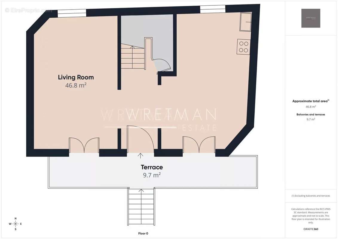 Appartement à TOURRETTES-SUR-LOUP
