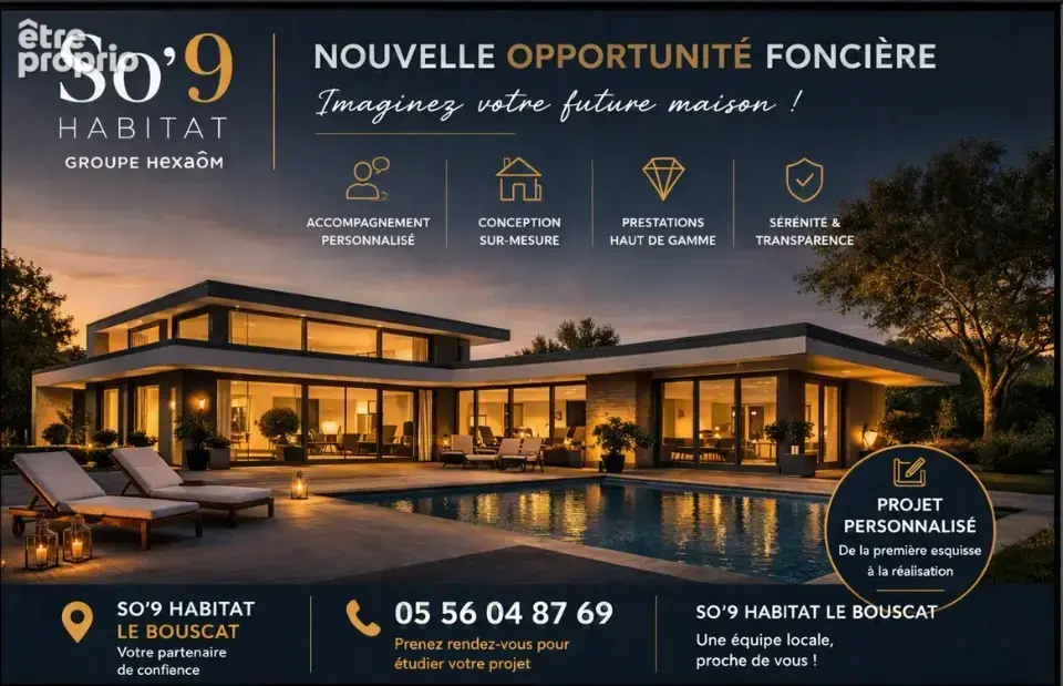 Photo Terrain à Camblanes-Et-Meynac au prix de 235 000€