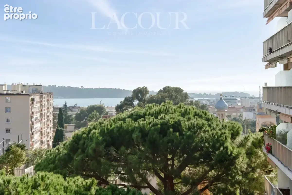 Vente Appartement Cannes 3p aperçu mer - Basse californie - photo 1