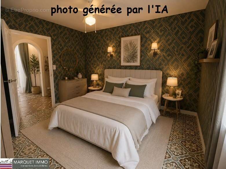 Beaux volumes pour cette charmante maison de village T6/7 de 158 m² qui allie le charme de l'ancien avec ses carreaux ciments... - photo 15