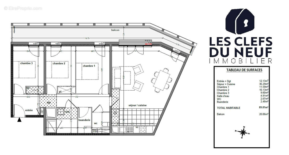 Appartement à MERIGNAC