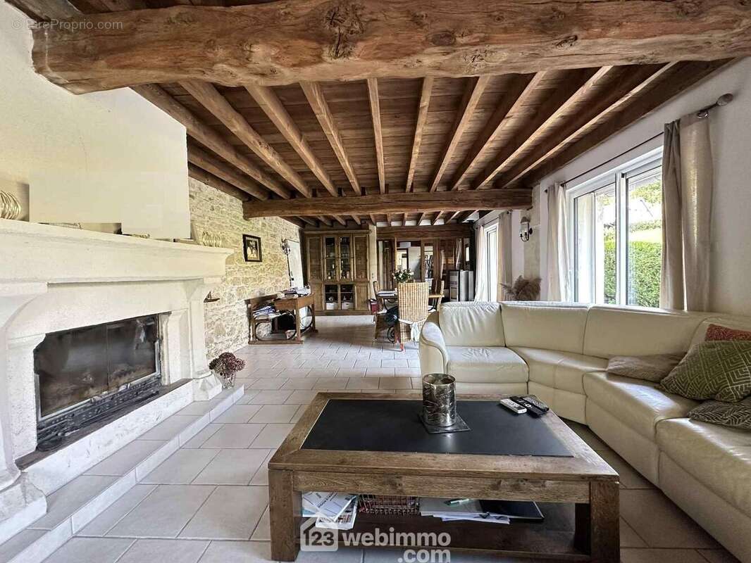 Un séjour spacieux de 51 m² comprenant ... - Maison à ORGEVAL