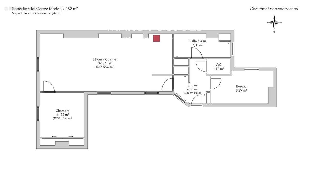 Appartement à PARIS-1E