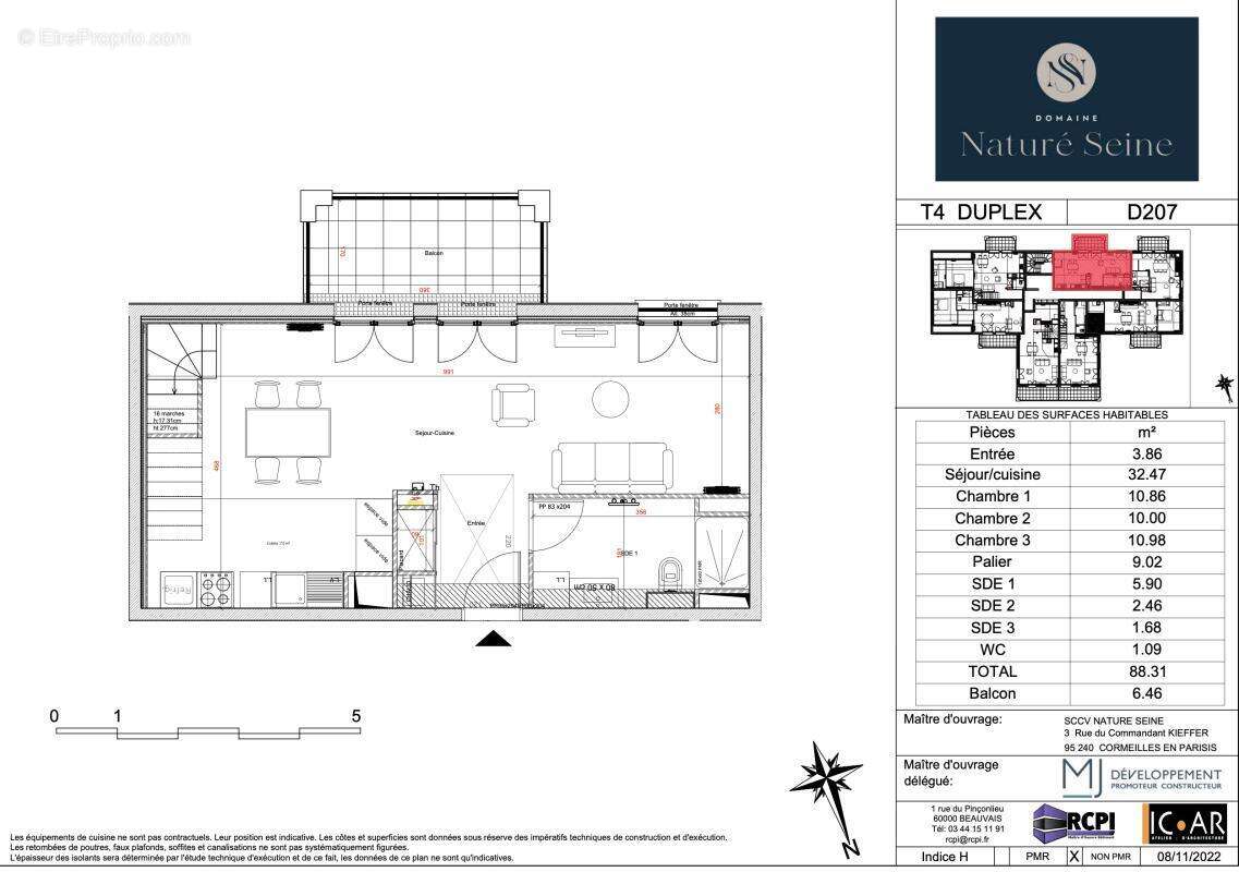 Appartement à CORMEILLES-EN-PARISIS