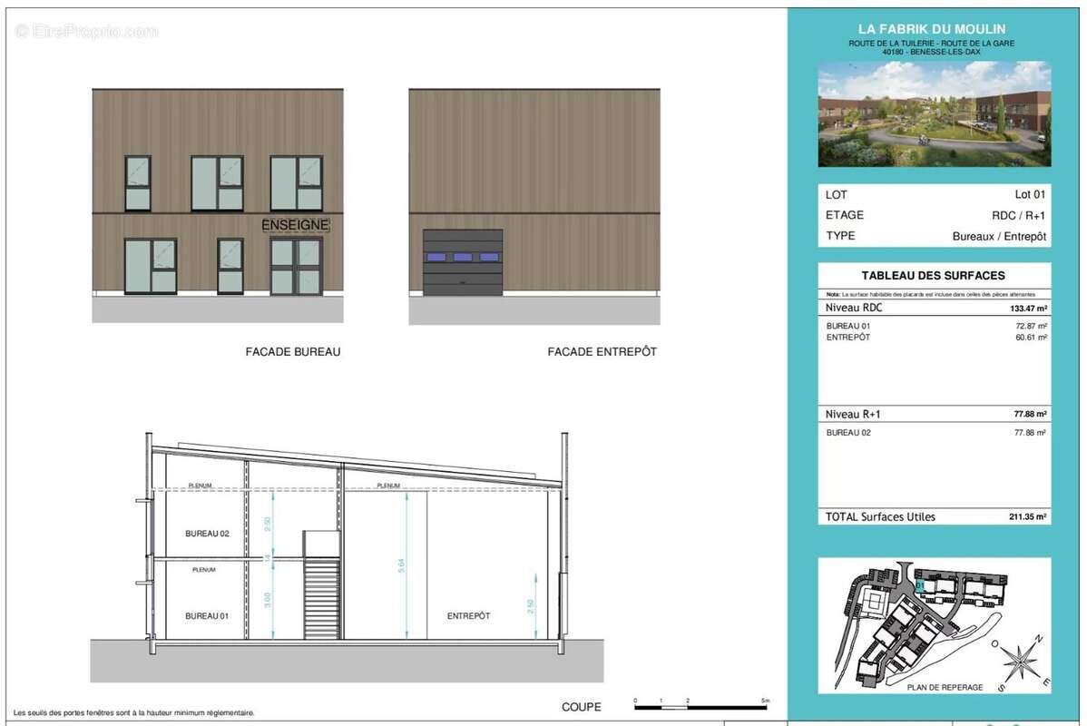 Commerce à BENESSE-LES-DAX